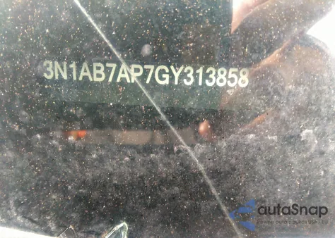 2016 Nissan Sentra Sv z USA, uszkodzony, nr VIN 3N1AB7AP7GY313858